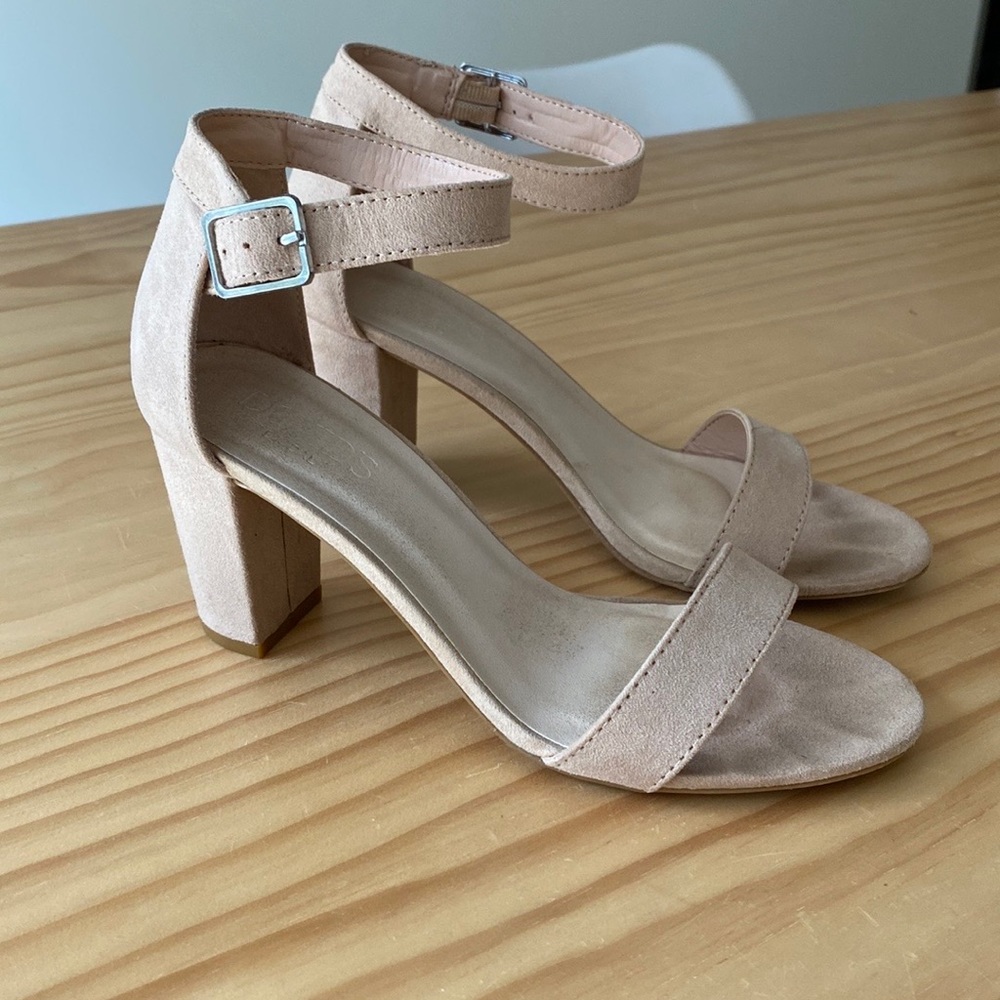 David’s Bridal Arya Beige Heels